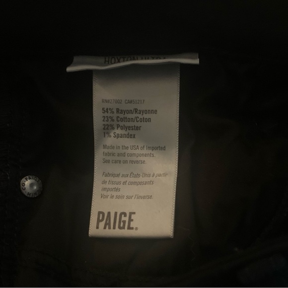 Women's Black PAIGE Highrise Ultra Jeans - Picture 4 of 9